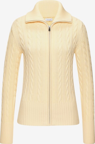 LASCANA Pletena jopa | rumena barva: sprednja stran