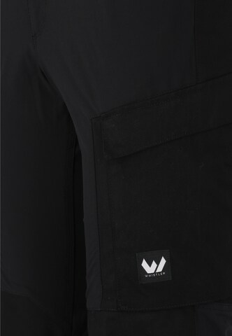 Whistler Regular Outdoor trousers 'ROMNING' in Black