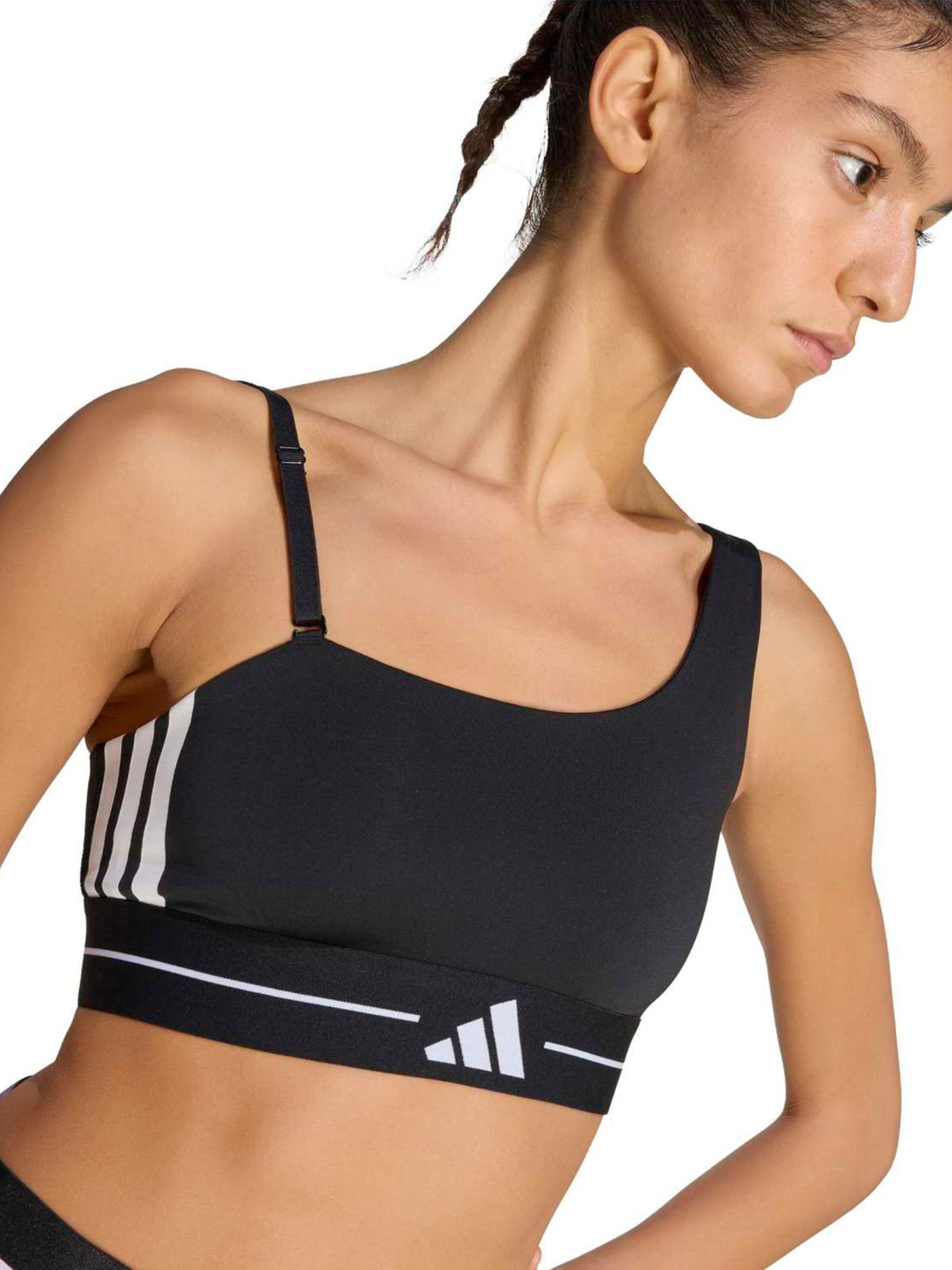 ADIDAS PERFORMANCE Õlapaelteta topp Spordirinnahoidja, värv must