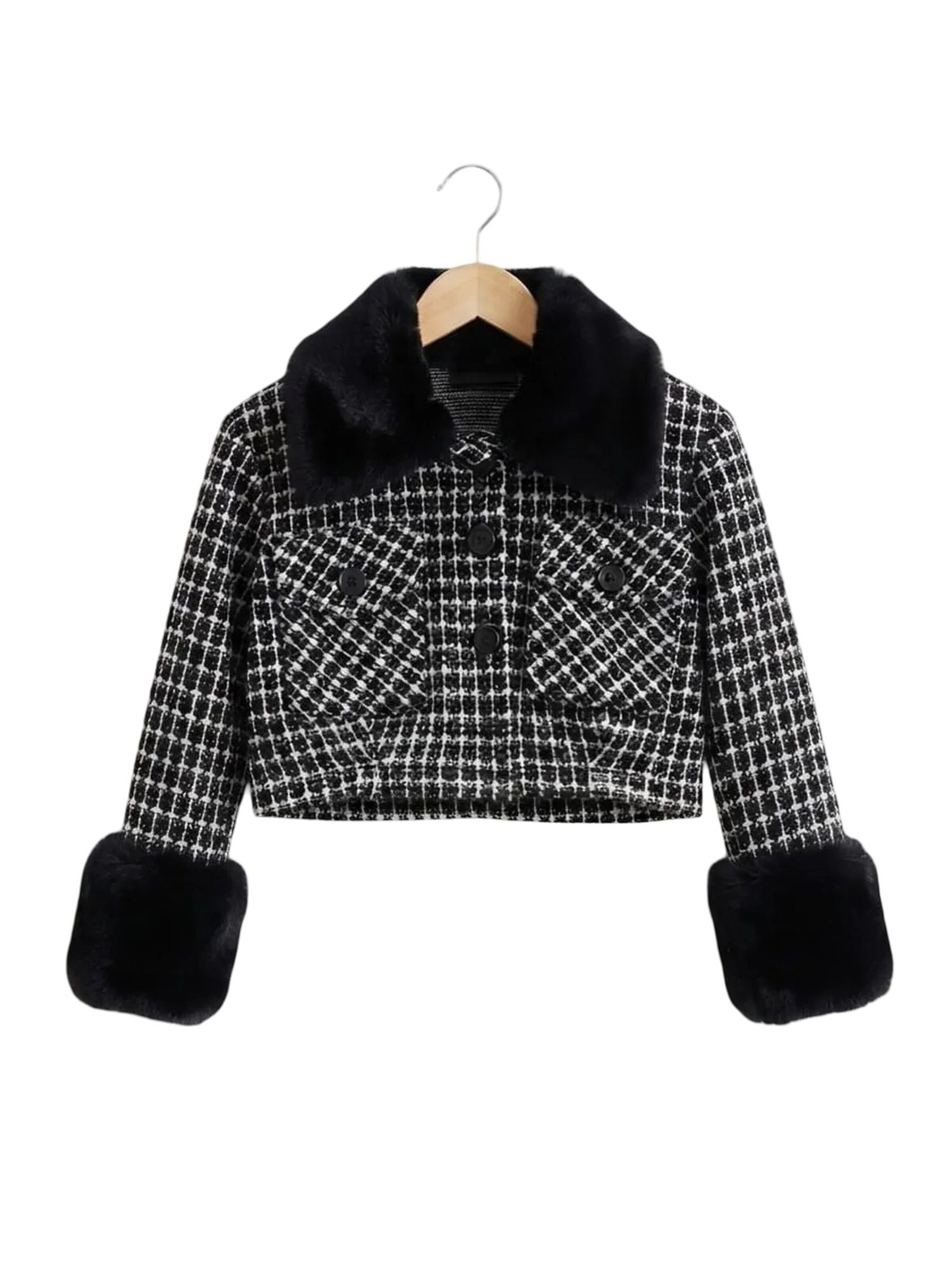 Giacca di mezza stagione 'HİLAL AKINCI KİDS Kinderjacke' di Hilal Akinci Kids in nero: frontale