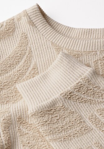 CECIL Jacquard Shirt in Beige