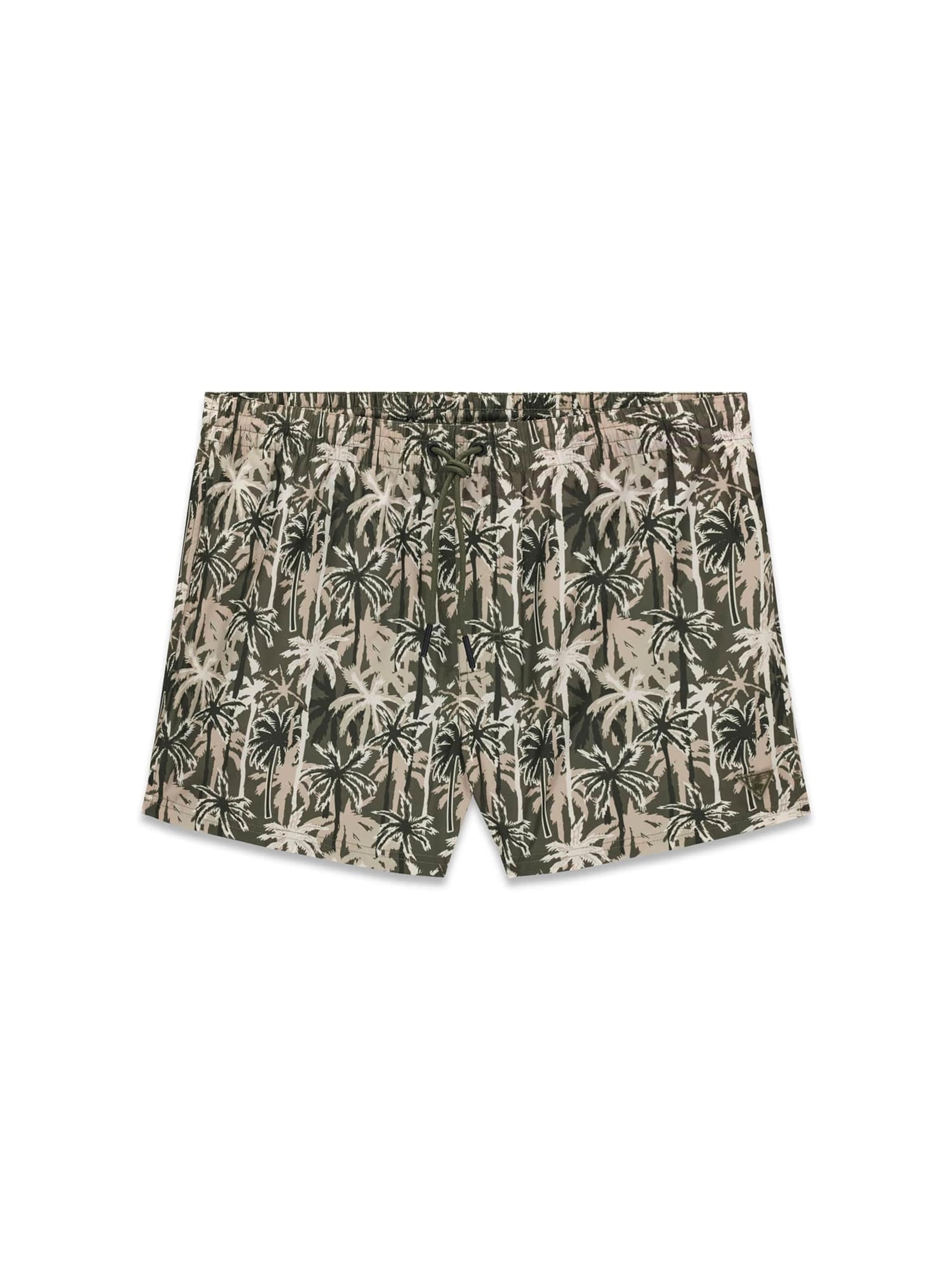 GUESS Badeshorts in Grün: Vorderseite
