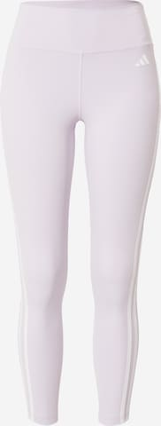 ADIDAS PERFORMANCE Spodnie sportowe 'Train Essentials 3-Stripes' w kolorze fioletowy: przód