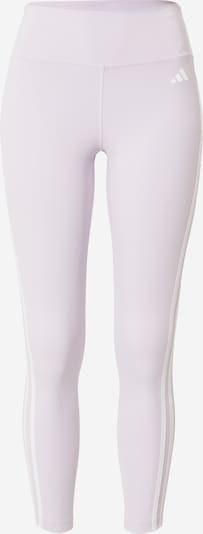 Sportinės kelnės 'Train Essentials 3-Stripes' iš ADIDAS PERFORMANCE, spalva – pastelinė violetinė / balta, Prekių apžvalga