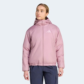 ADIDAS TERREX Outdoor Jacket in Pink: front