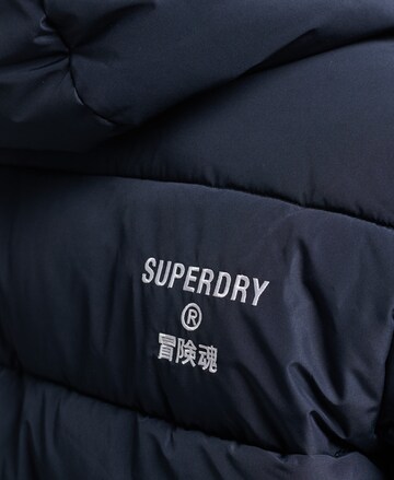 Superdry Winter Coat in Blue