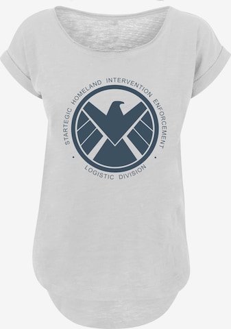 T-shirt 'Marvel Avengers' F4NT4STIC en blanc : devant