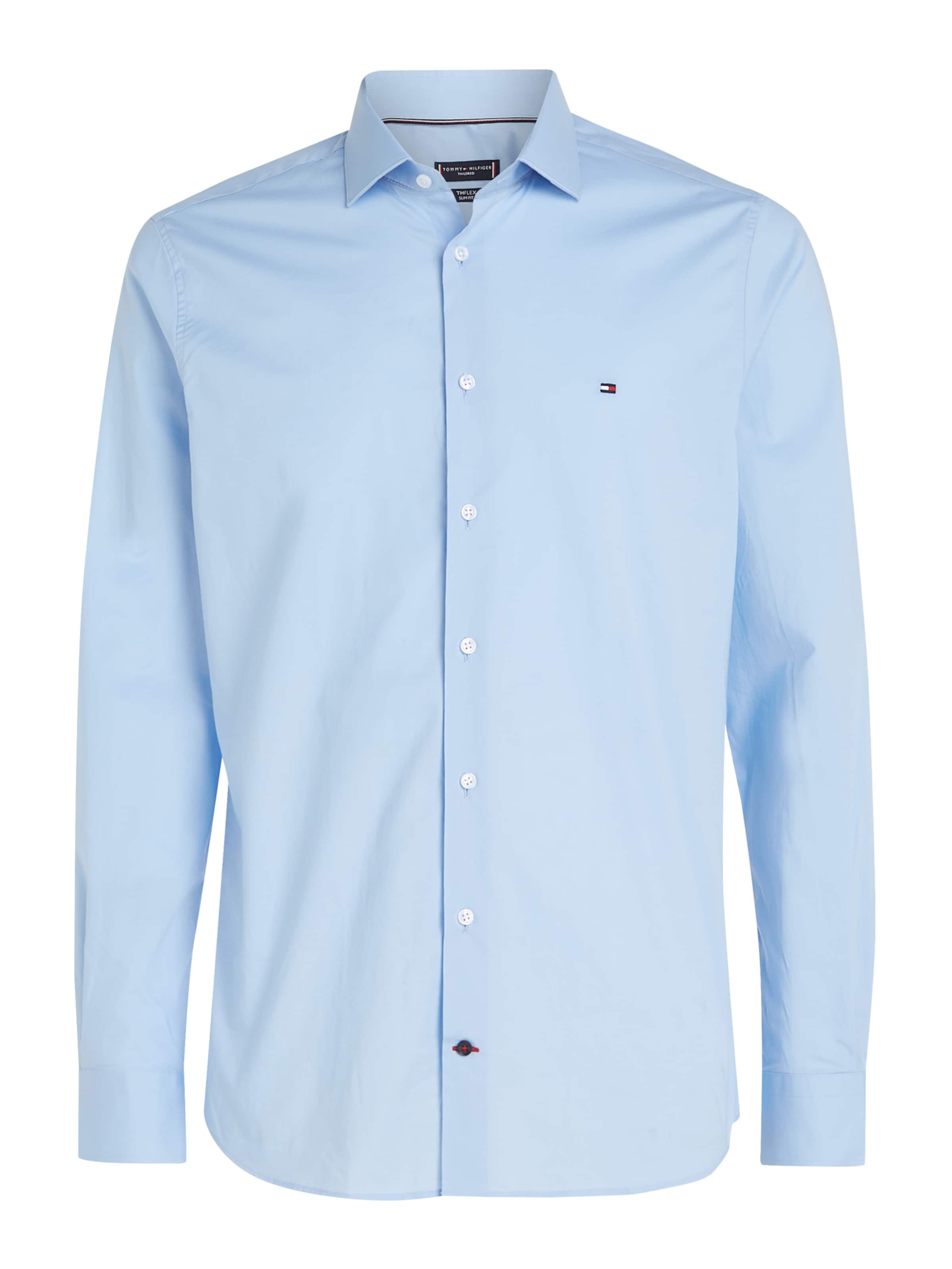 TOMMY HILFIGER - Ajuste estrecho Camisa &#x27;CORE&#x27; en azul: frente