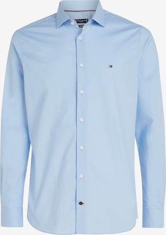mėlyna TOMMY HILFIGER Priglundantis modelis Marškiniai 'CORE': priekis