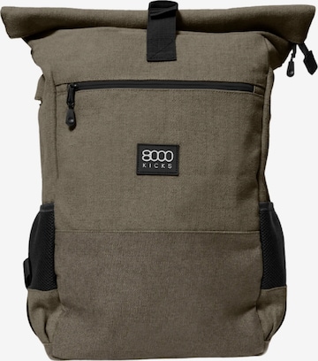 Sac à dos 'Everyday Hemp Backpack in Dark Green' 8000kicks en vert : devant