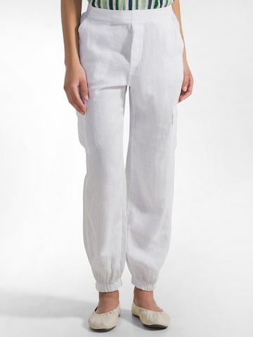Tapered Pantaloni cargo di DEHA in bianco: frontale