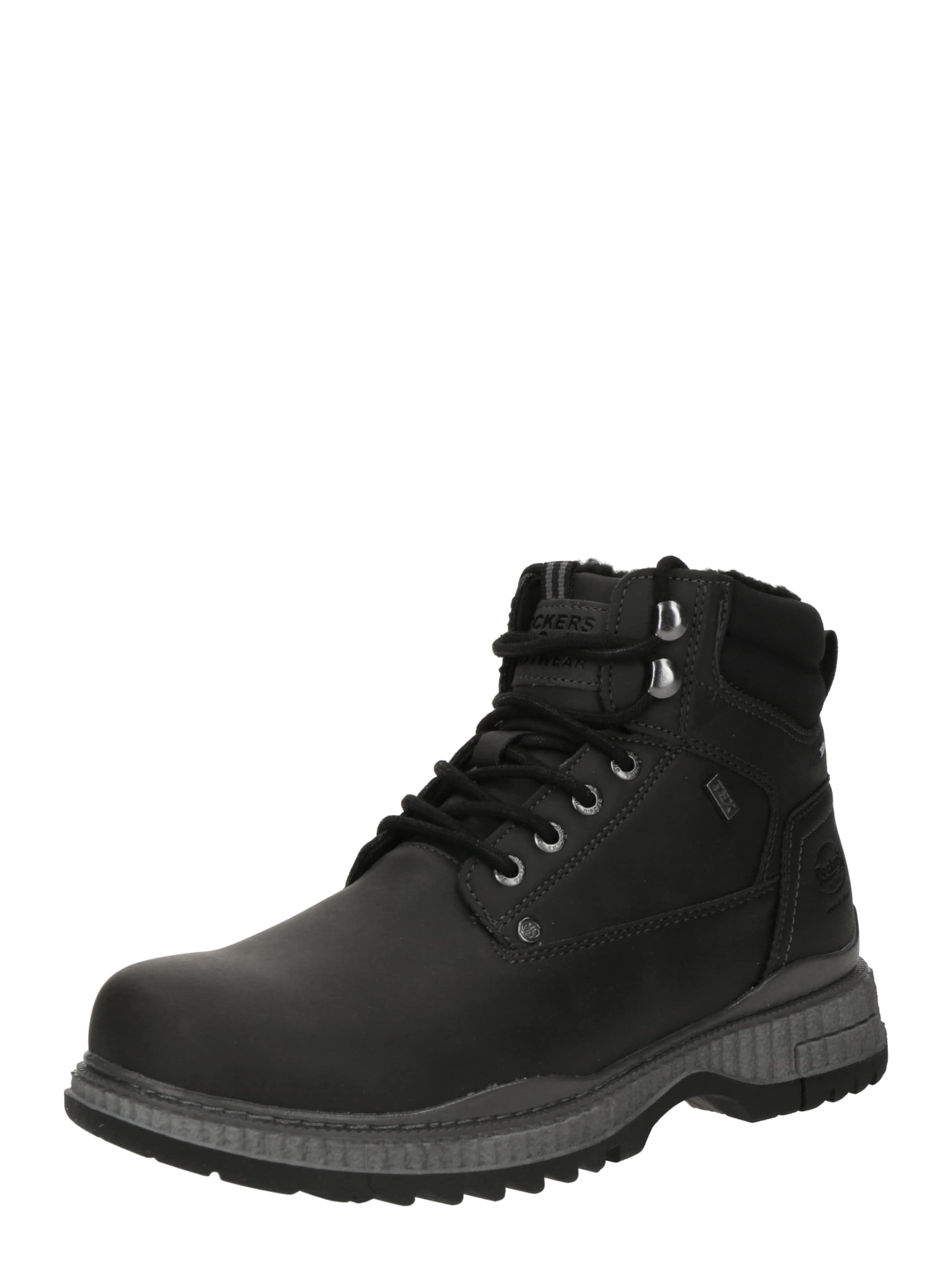 Dockers by Gerli - Botas con cordones en negro: frente
