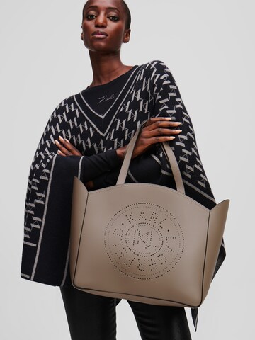 Karl Lagerfeld Shopper in Grey: front