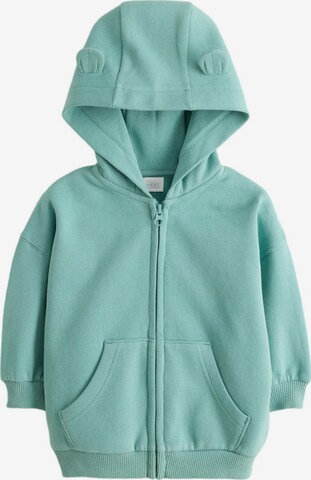 Next Sweatjacke in Grün: Vorderseite
