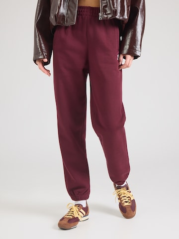Effilé Pantalon 'Essentials' ADIDAS ORIGINALS en rouge : devant