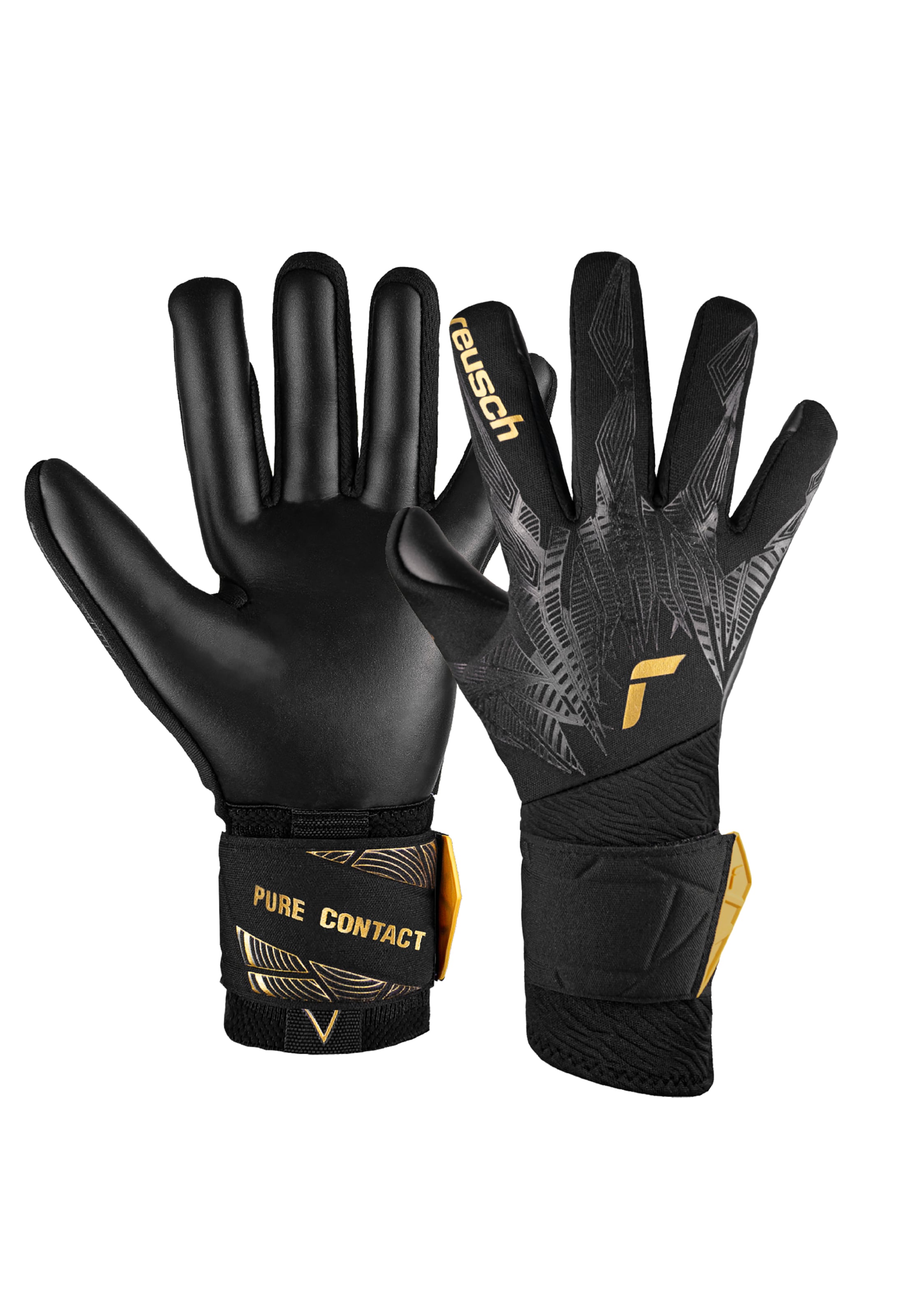 REUSCH Sporthandschuhe 'Pure Contact Infinity' in Schwarz: Vorderseite