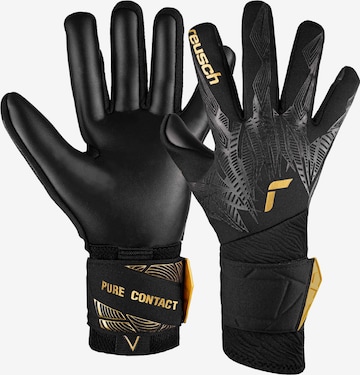 REUSCH Athletic Gloves 'Pure Contact Infinity' in Black: front