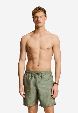 The Sunshine Brand Badeshorts 'Mike' in Grün: Vorderseite