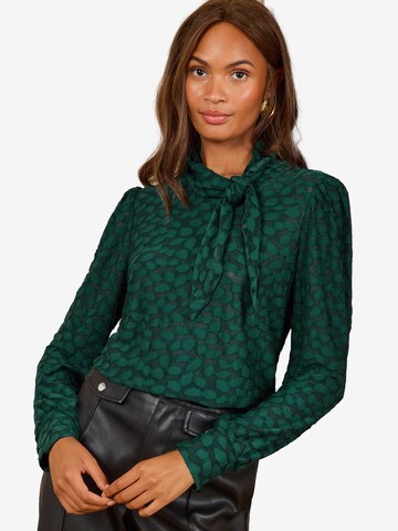 love & roses Blouse in Green: front