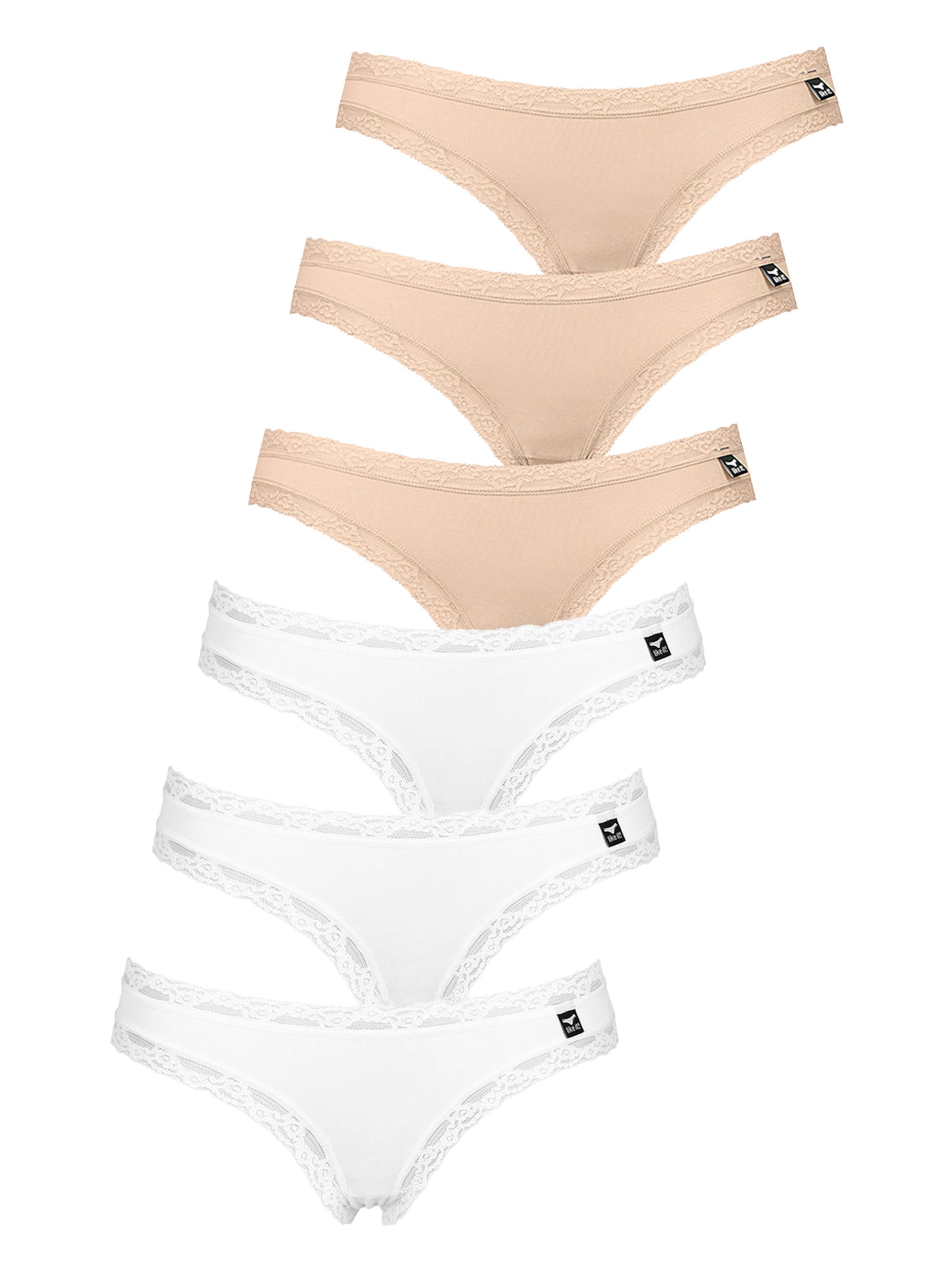 like it! Panty 'Olivia' in White: front