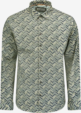 No Excess Regular fit Button Up Shirt in Green: front