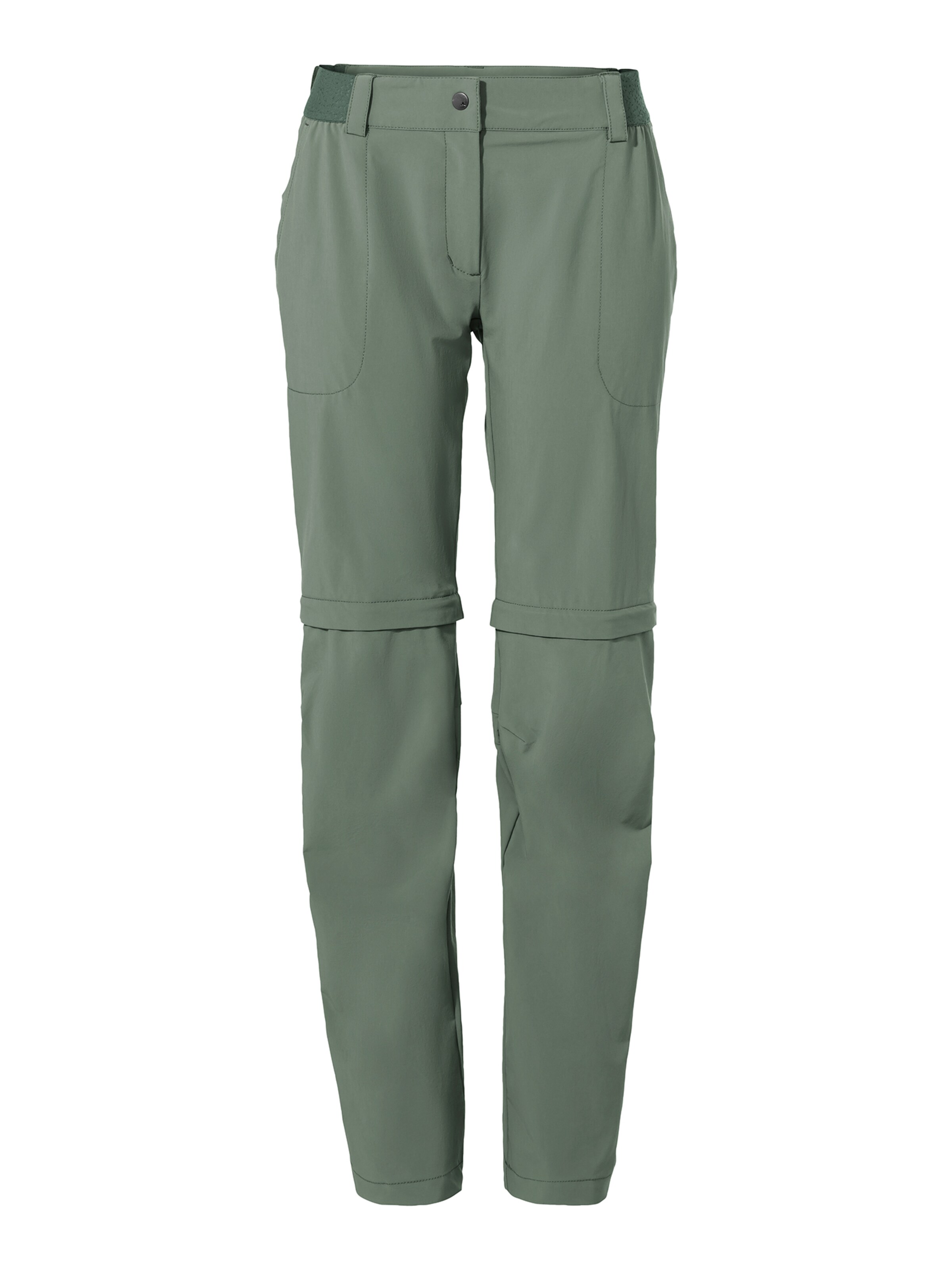 VAUDE Outdoorbroek 'Farley II' in Groen: voorkant