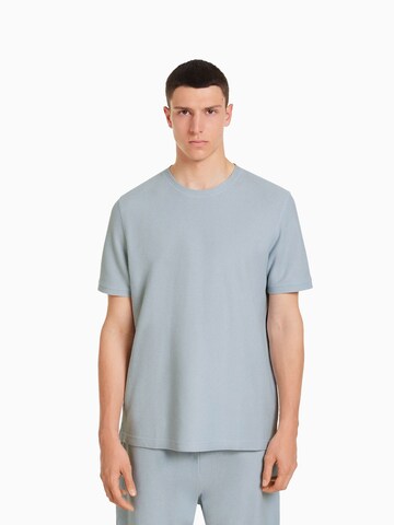 Bershka Shirt in Blue: front