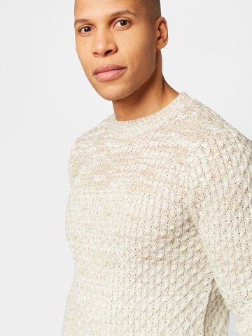 JACK & JONES Sweater in Beige