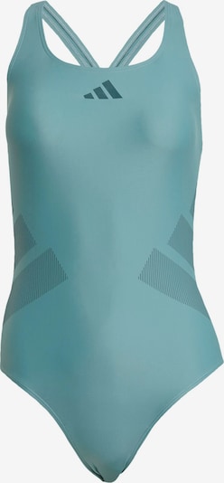 Costum de baie sport ADIDAS PERFORMANCE pe cyan, Vizualizare produs