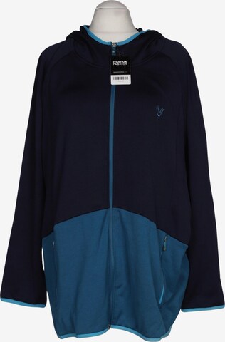 Ulla Popken Kapuzenpullover 9XL in Blau: Vorderseite