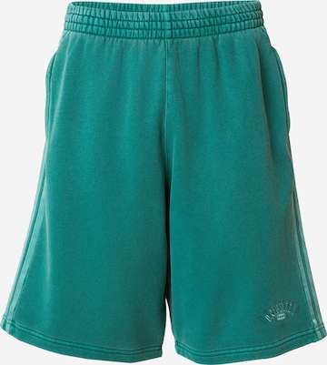 Loosefit Pantalon ADIDAS ORIGINALS en vert : devant
