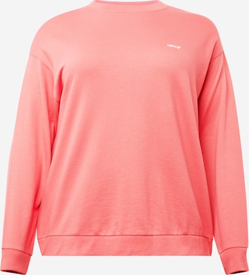 Levi's® Plus Mikina 'PL Everyday Sweatshirt' – oranžová: přední strana