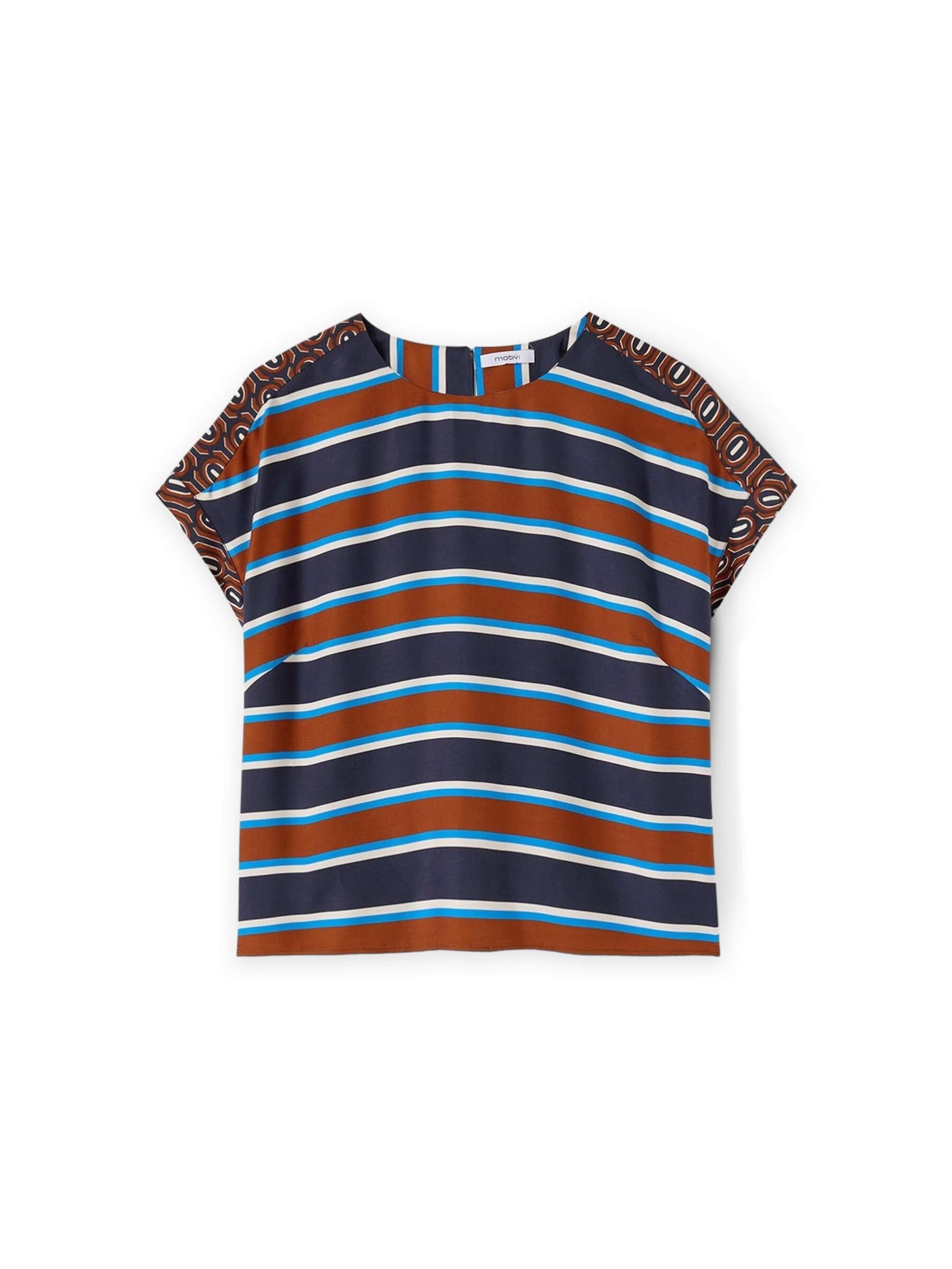 MOTIVI Blouse in Blue: front