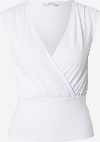 ABOUT YOU Топ 'Lieselotte' в бяло: отпред