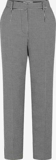 NAF NAF Pantalon à pince 'Epuce' en noir / blanc, Vue avec produit