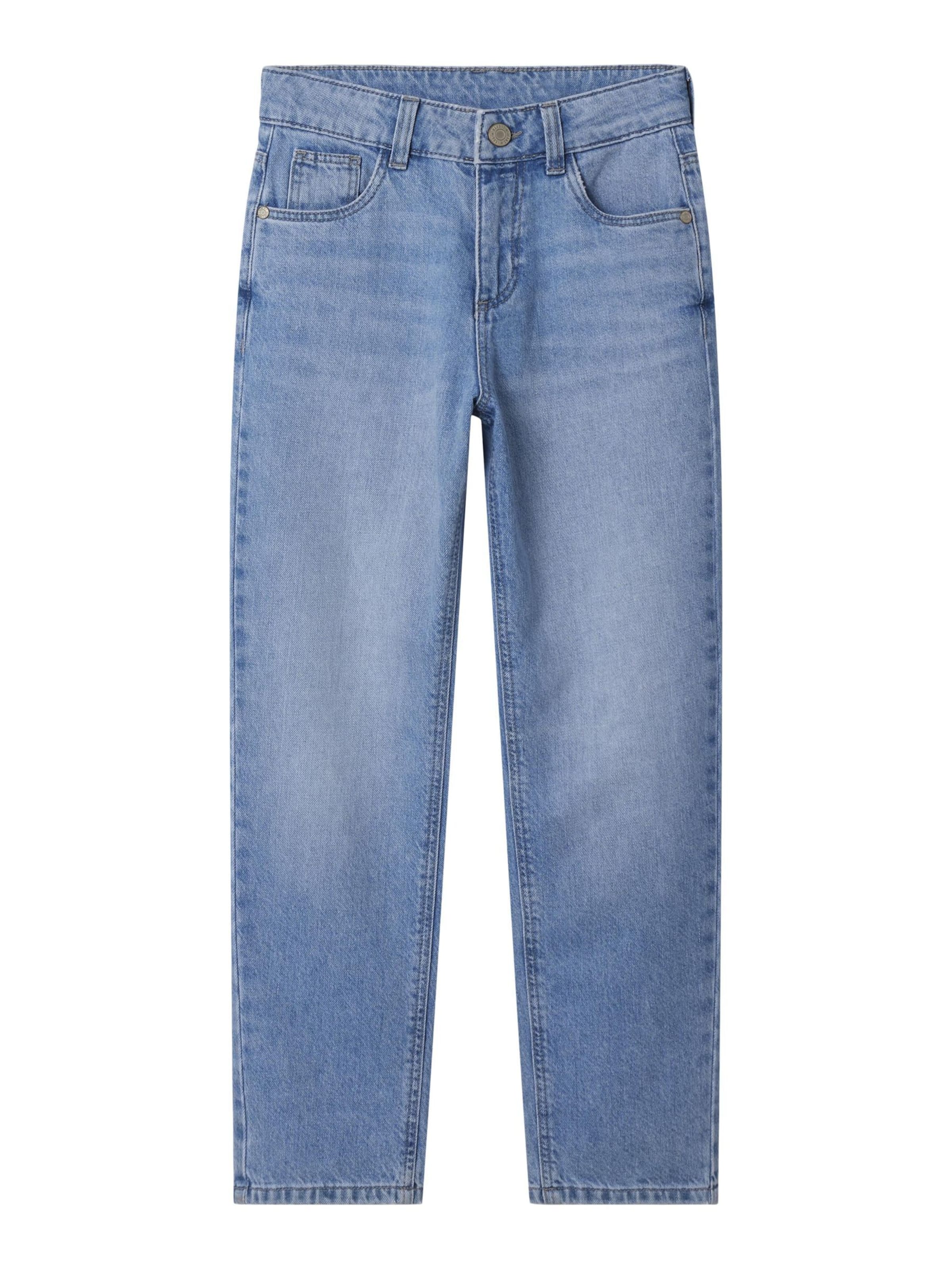 TWO SOON - Loosefit Vaquero en azul: frente