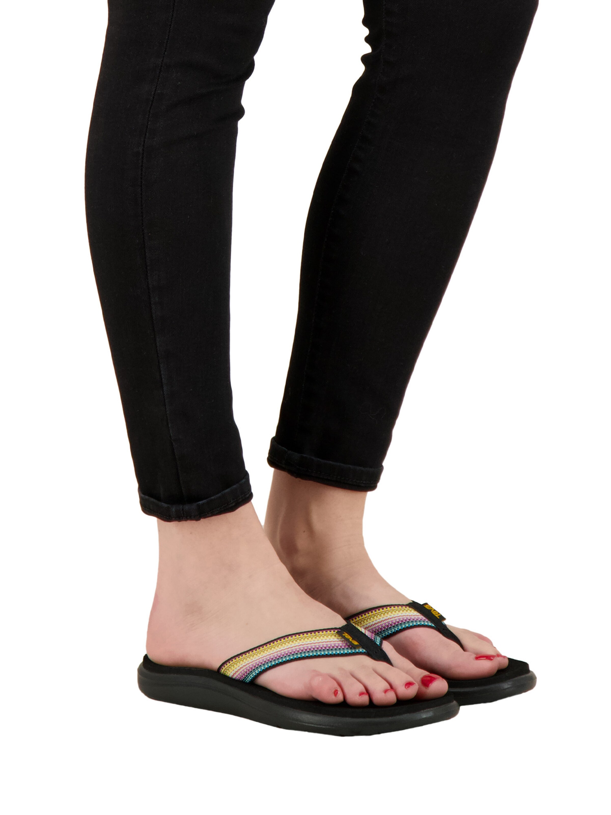 TEVA T-Bar Sandals 'VOYA' in Black