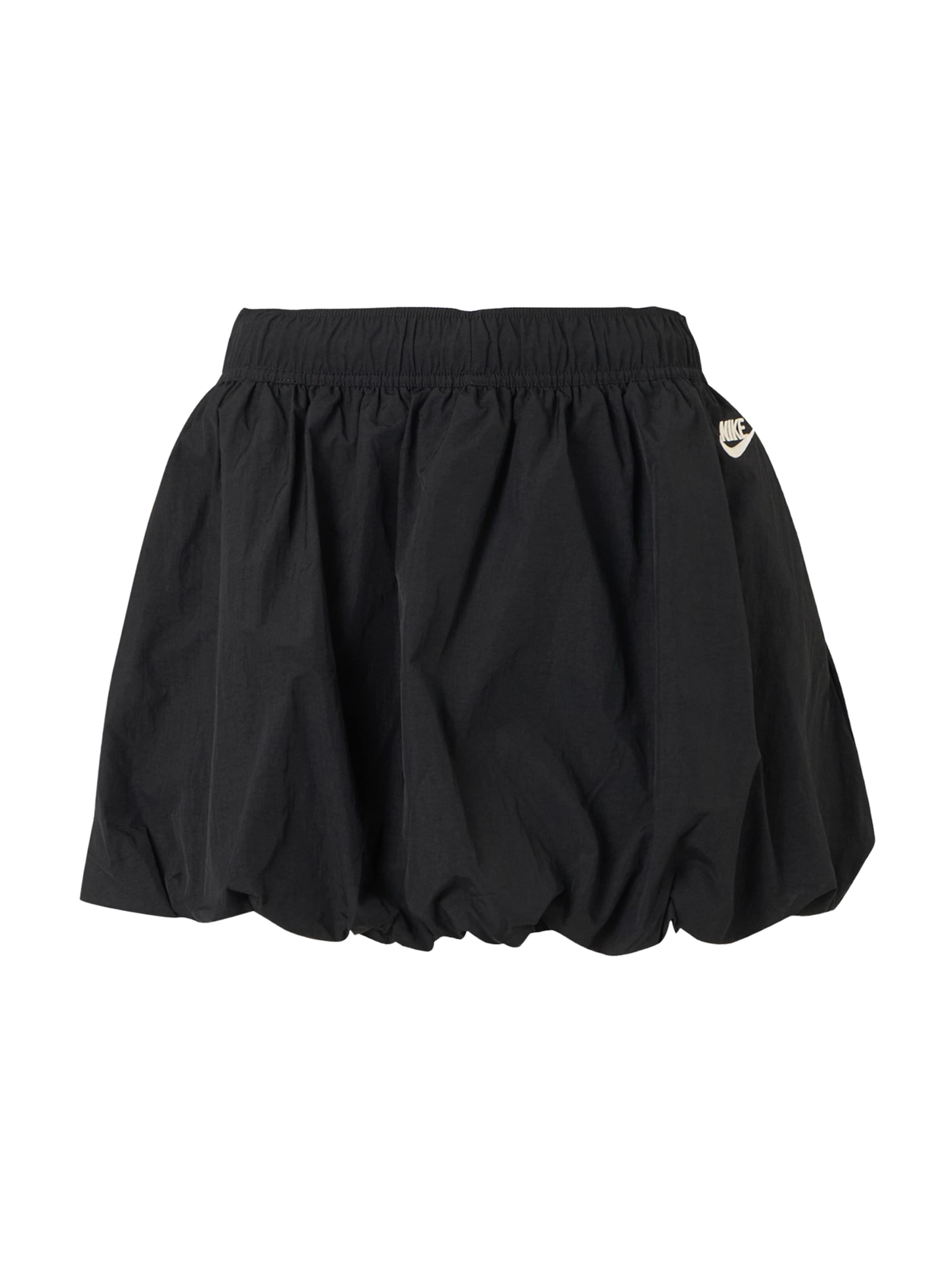 Fustă de la Nike Sportswear pe negru: față