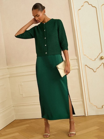 Rochie tricotat de la love & roses pe verde