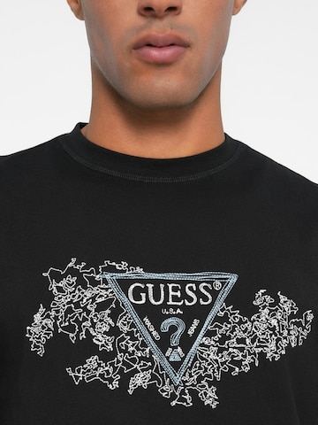 GUESS Μπλουζάκι σε μαύρο