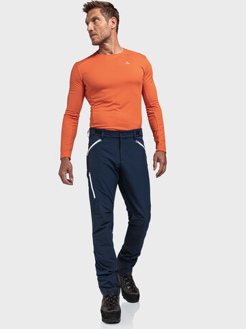 Regular Pantalon outdoor 'Cabaray' Schöffel en bleu