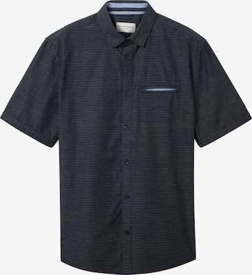 TOM TAILOR - Regular Fit Camisa em azul: frente