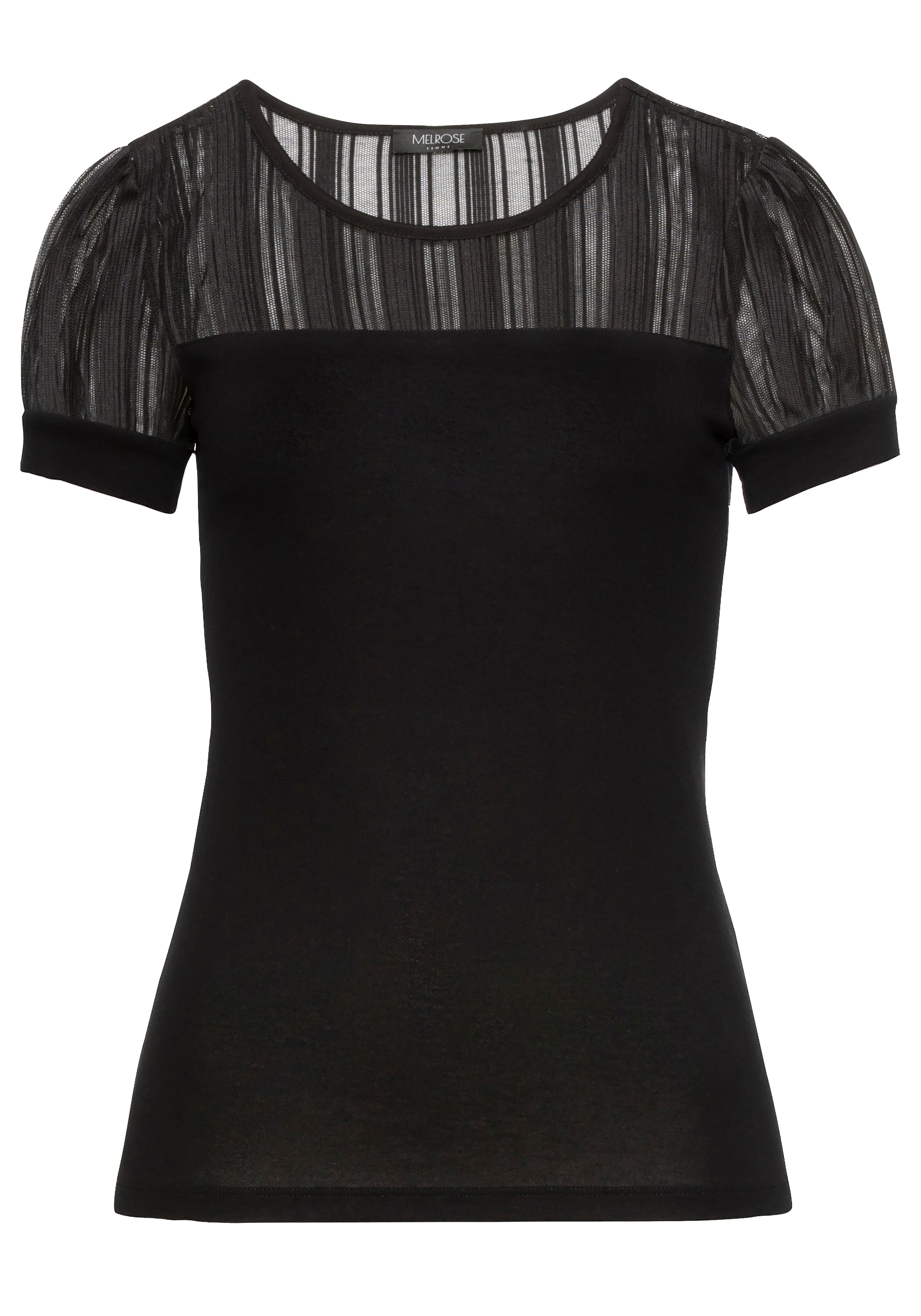 MELROSE Shirt in Black: front