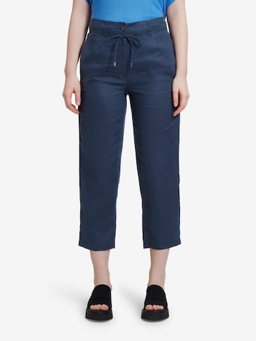 Betty & Co Loose fit Pants in Blue: front