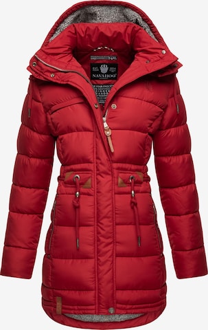 NAVAHOO Winter Coat 'Daliee' in Red: front