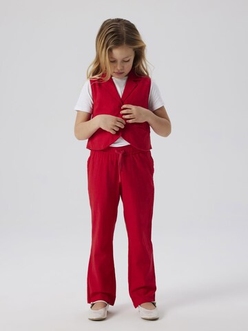 NAME IT Regular Trousers in Red