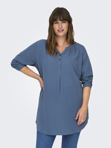 ONLY Carmakoma Blouse in Blue: front