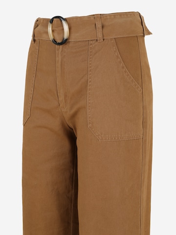 JDY Tall Wide Leg Hose 'HAVEN' in Braun