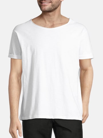 T-Shirt 'Kimm' salzhaut en blanc