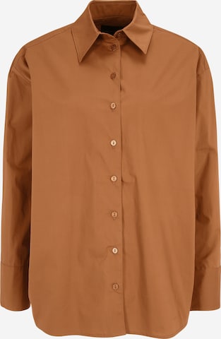 Birgitte Herskind - Blusa 'Jenka' em castanho: frente